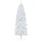 Northlight 6.5’ Pre-Lit Slim Geneva White Spruce Artificial Christmas Tree, Green Lights